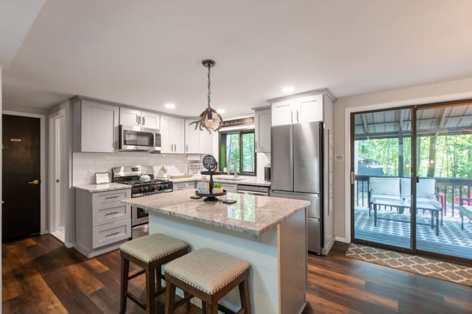 Fully stocked kitchen