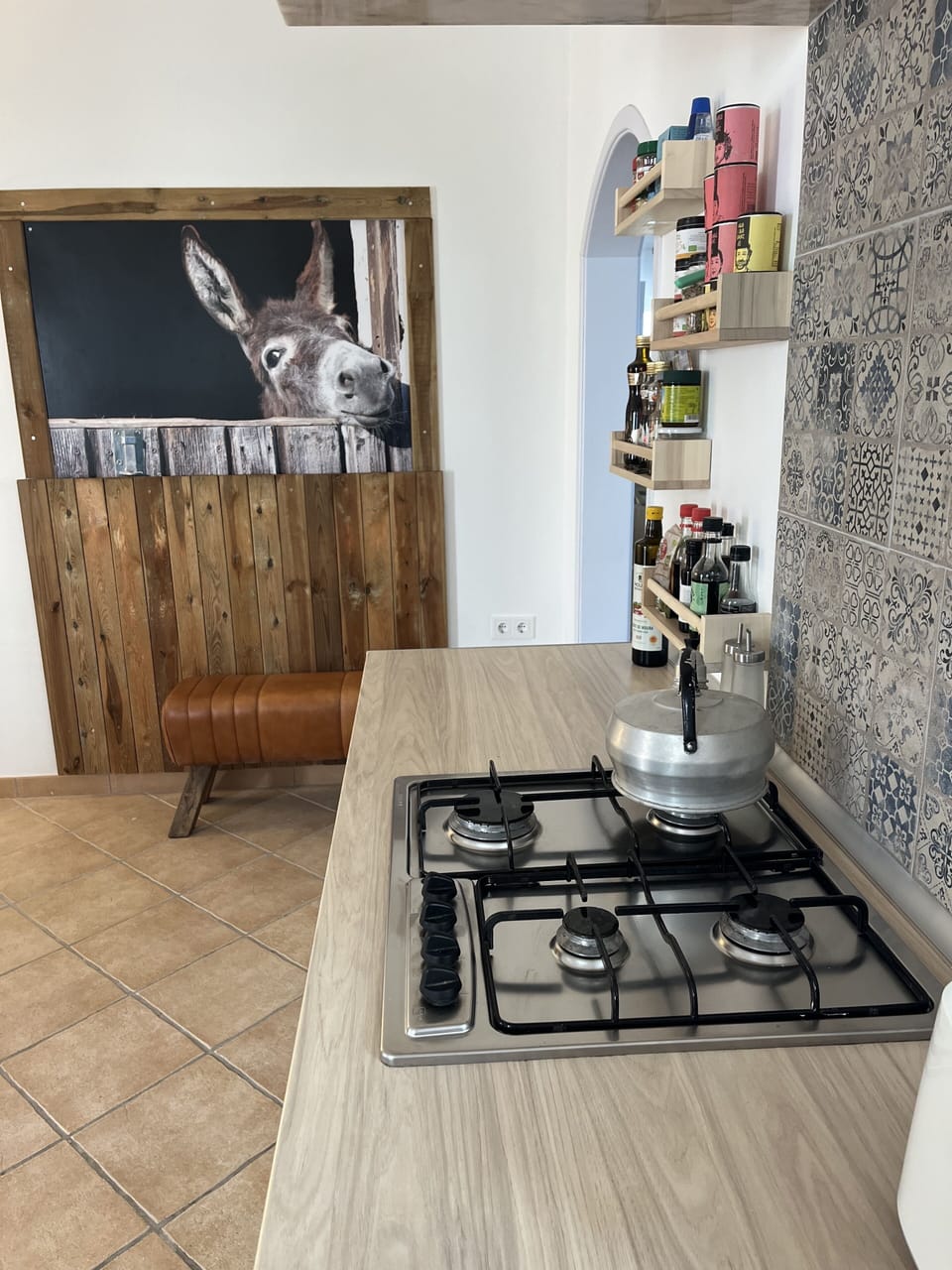 Kitchen with our friend