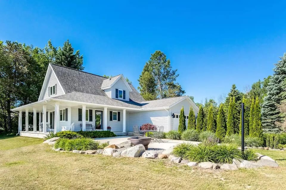 Beautifully landscaped newer house