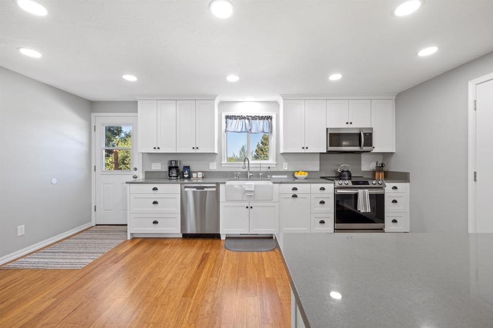 Kitchen with all the appliances