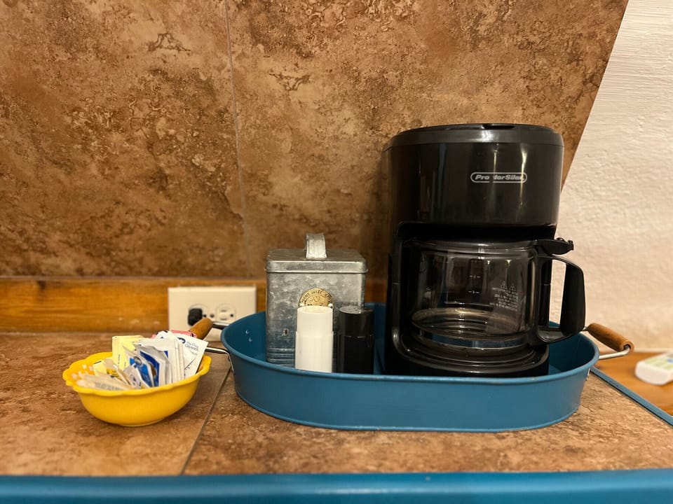 Coffee, sweeteners & creamers provided.