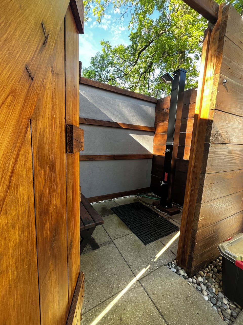Outdoor refreshing shower!