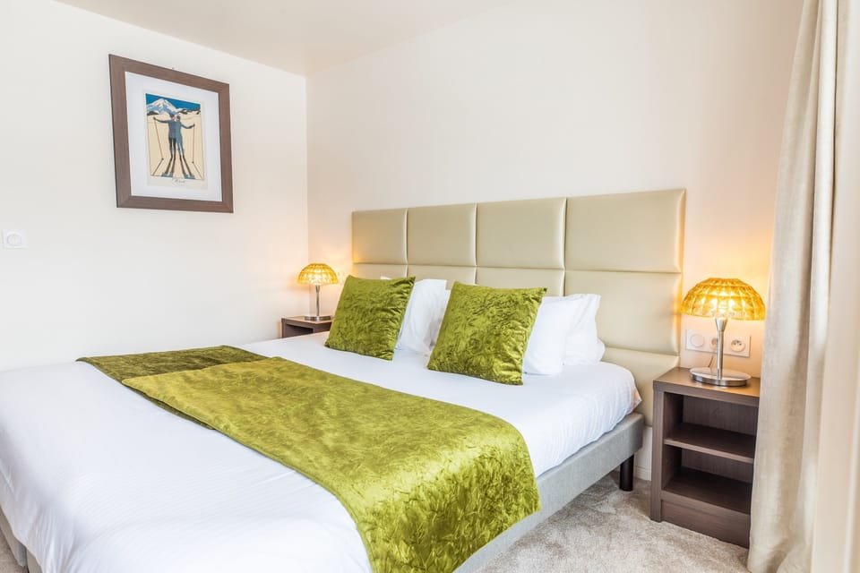 Get a peaceful night sleep in our cozy bedroom.