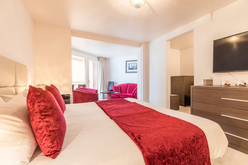 Get a peaceful night sleep in our cozy bedroom.