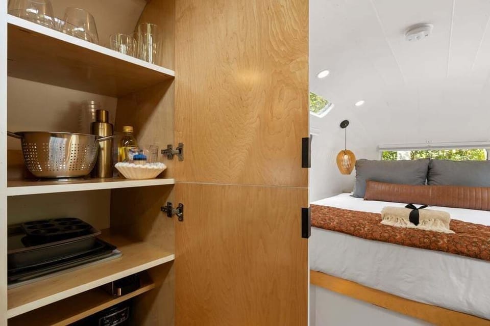 The kitchen cabinets are stocked for you to cook meals.  But you may just want to order delivery or go out since you are on vacation.  We get that too!  