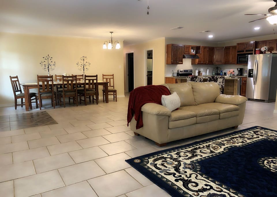 Spacious living area