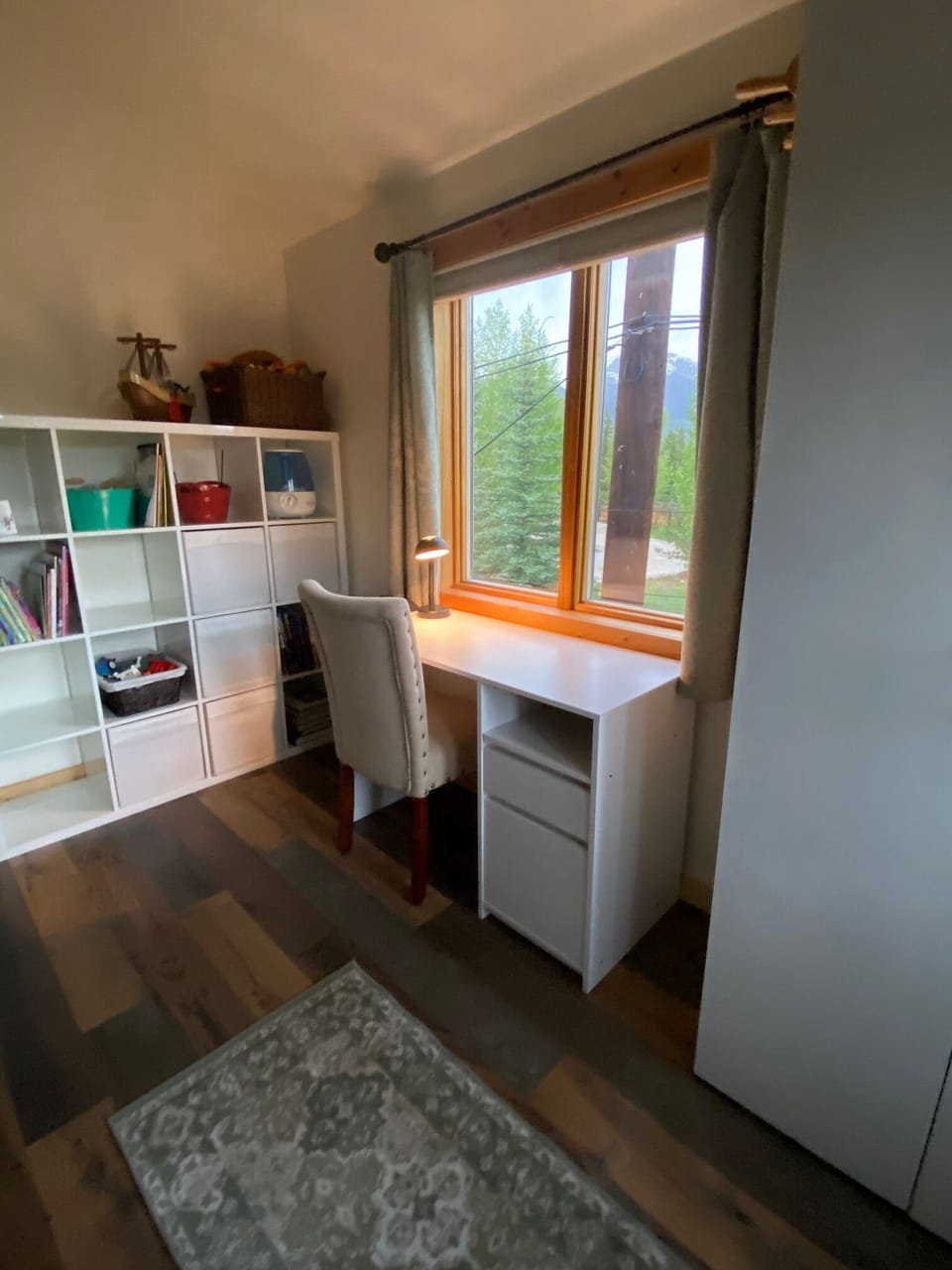 Work area in bedroom 3. 