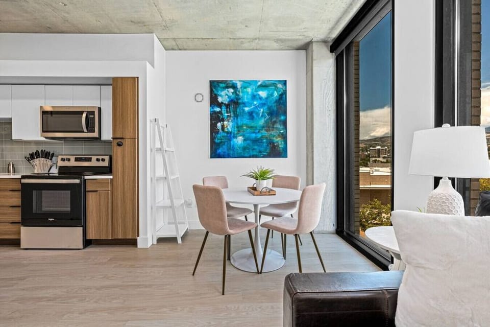 We work with local artists to curate these custom spaces!