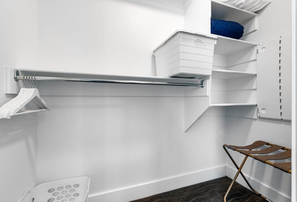 Large walk in closet.