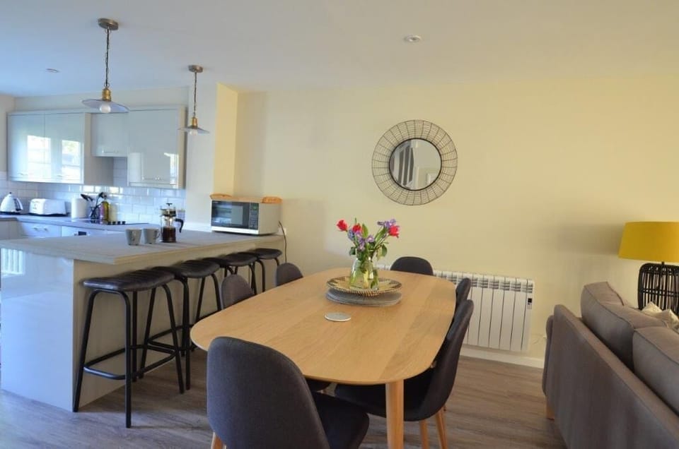 open plan dining area
