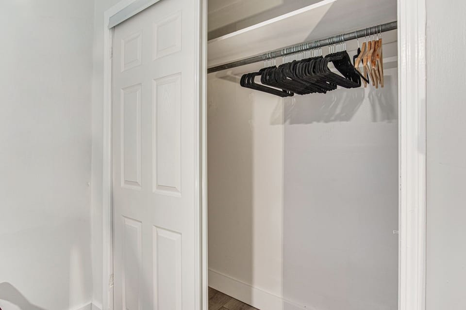 Each bedroom has large closets and ample storage.