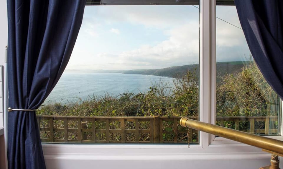 bedroom sea views.