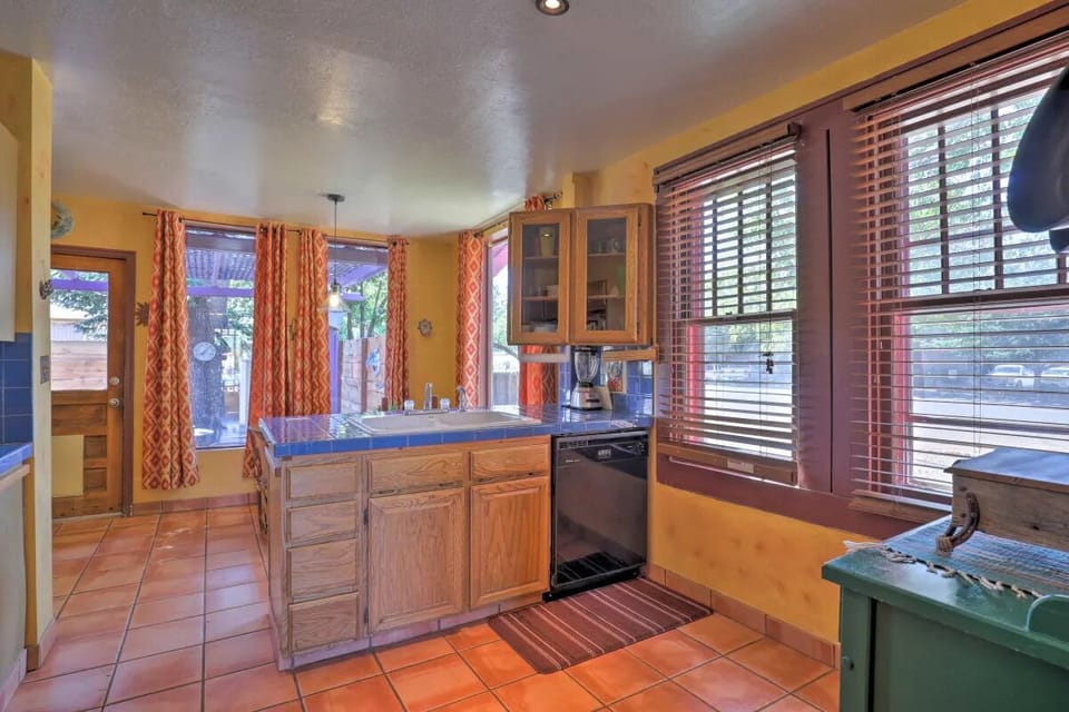 Kitchen with natural light
