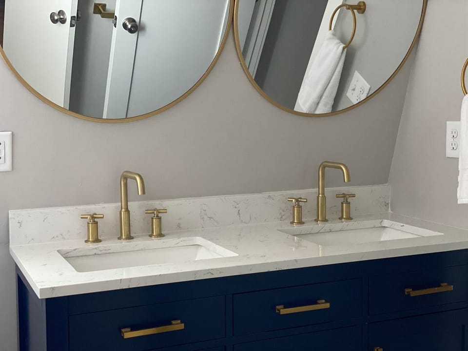 Primary bathroom - double vanity