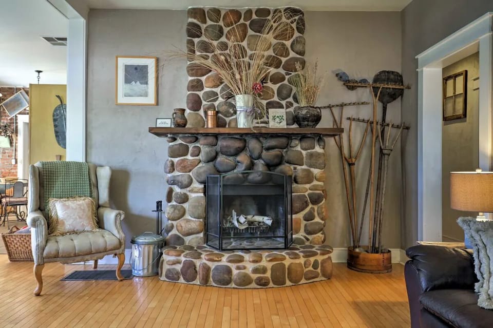 Unique fireplace