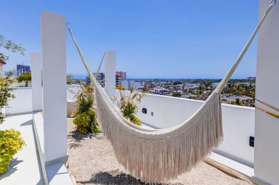 Hammocks with a view.