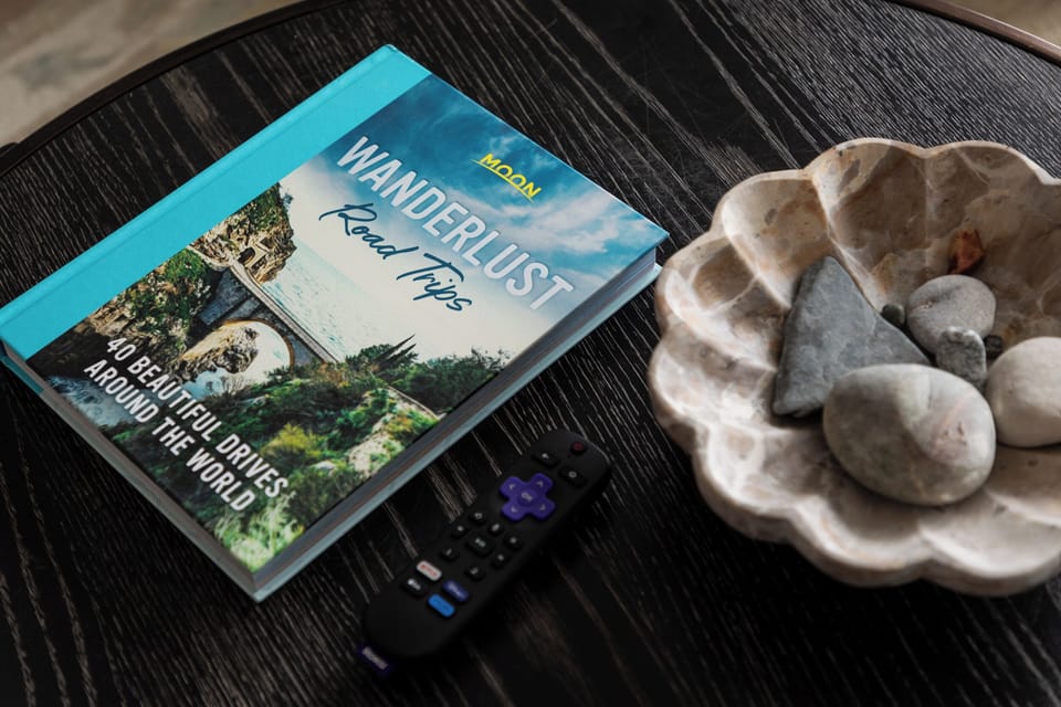Save time to peruse the coffee table books to help find your next adventure! 