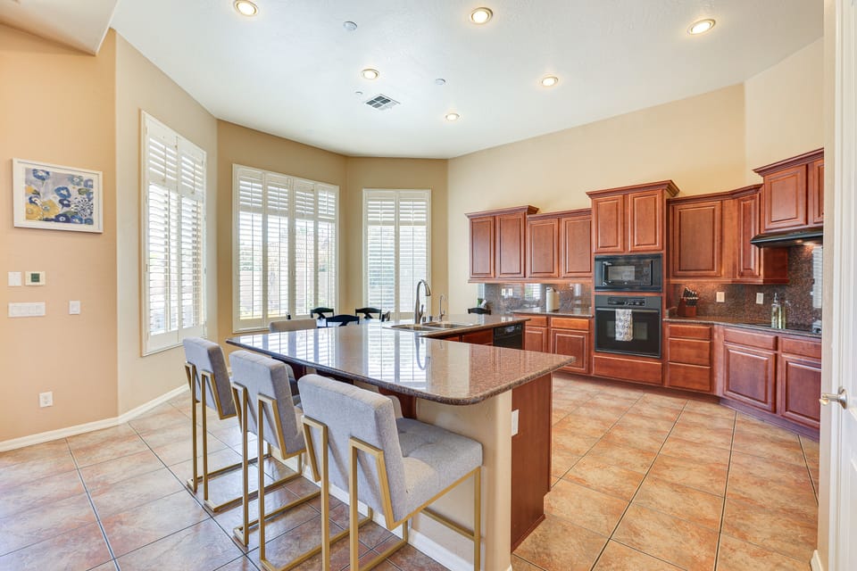 Kitchen | Coffee Maker | Laptop-Friendly Workspace