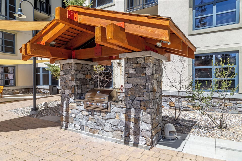 Gas BBQ at the pool area (available seasonally).