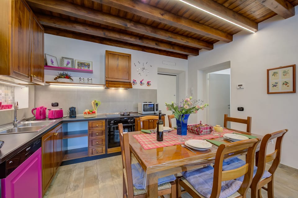 Kitchen and dining area