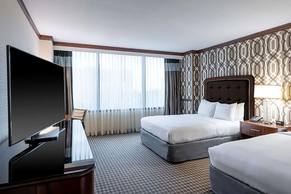 Catch the view while you work comfortably at the in-room desk.