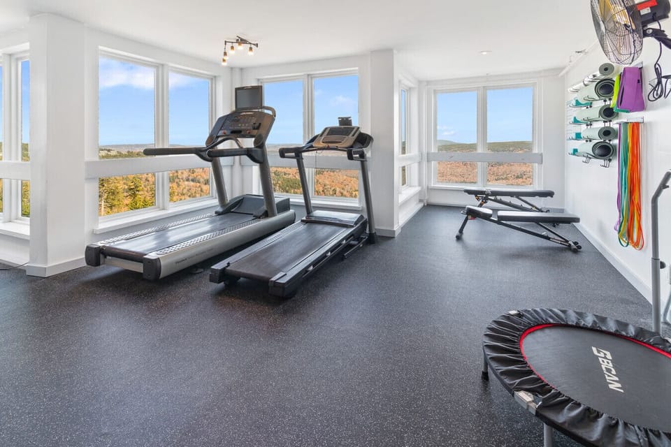 Brand new exercise room at Mountain Lodge (2024)