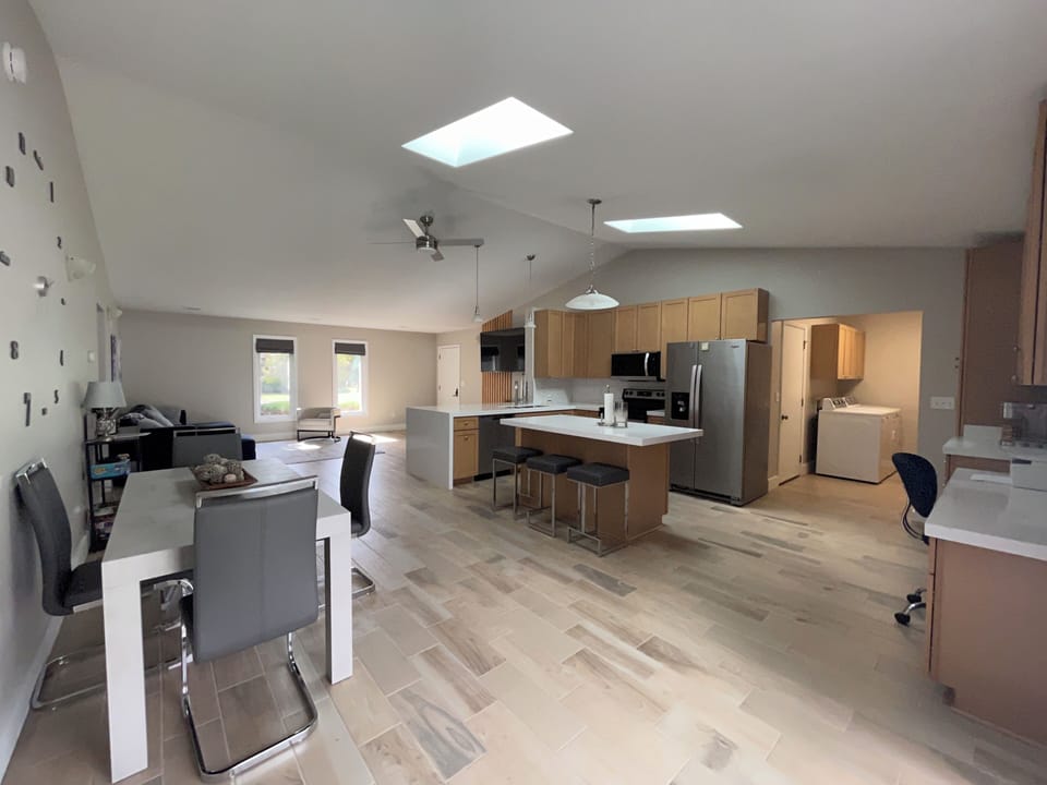 Full view of living space