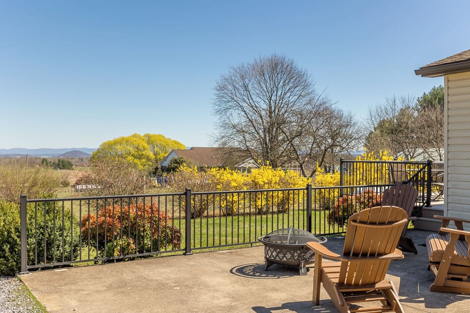 Spring time at Whippoorwill Haven, just love that yellow  Forsythia in bloom!