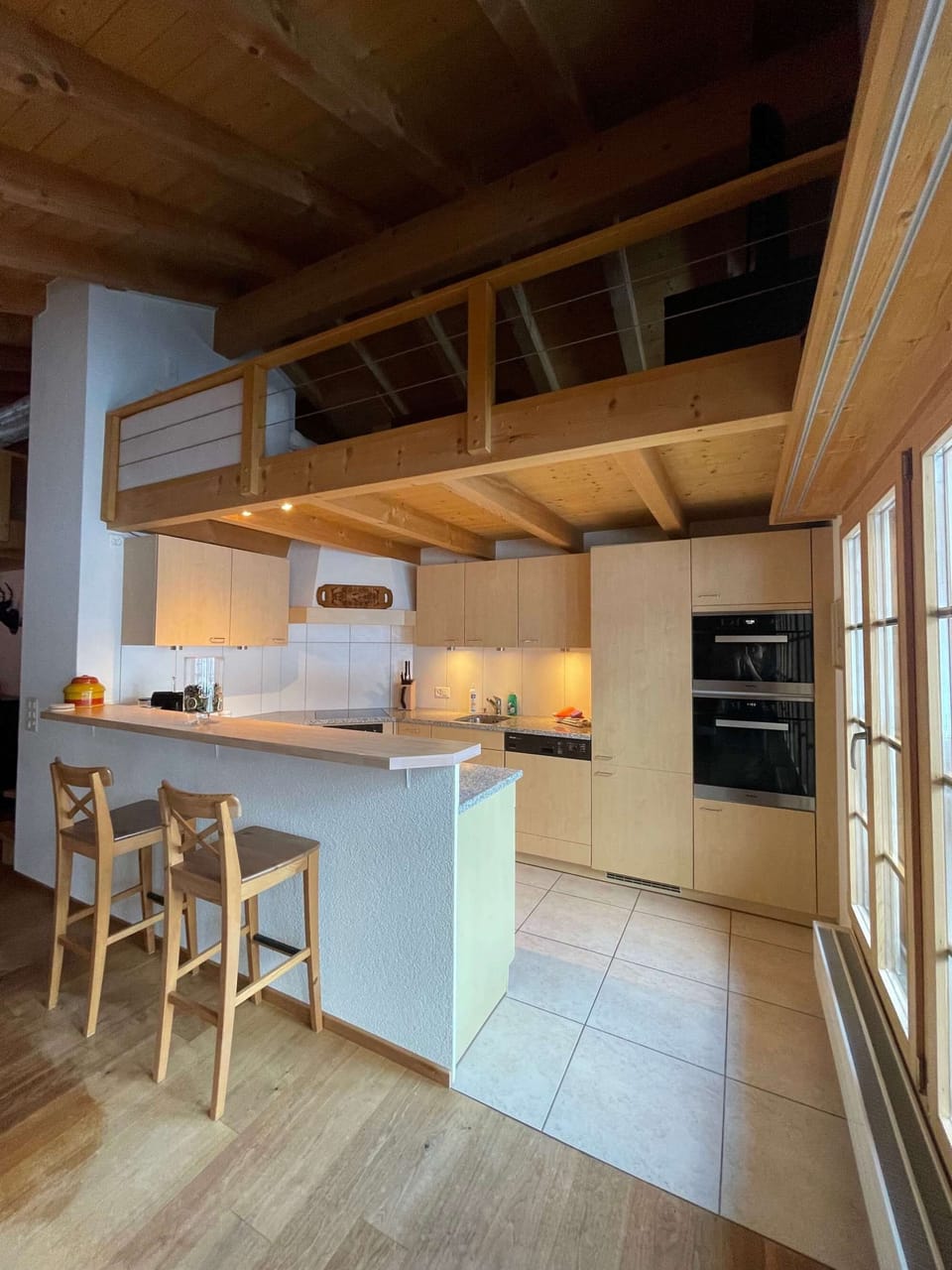 Open Kitchen and Mezzanine