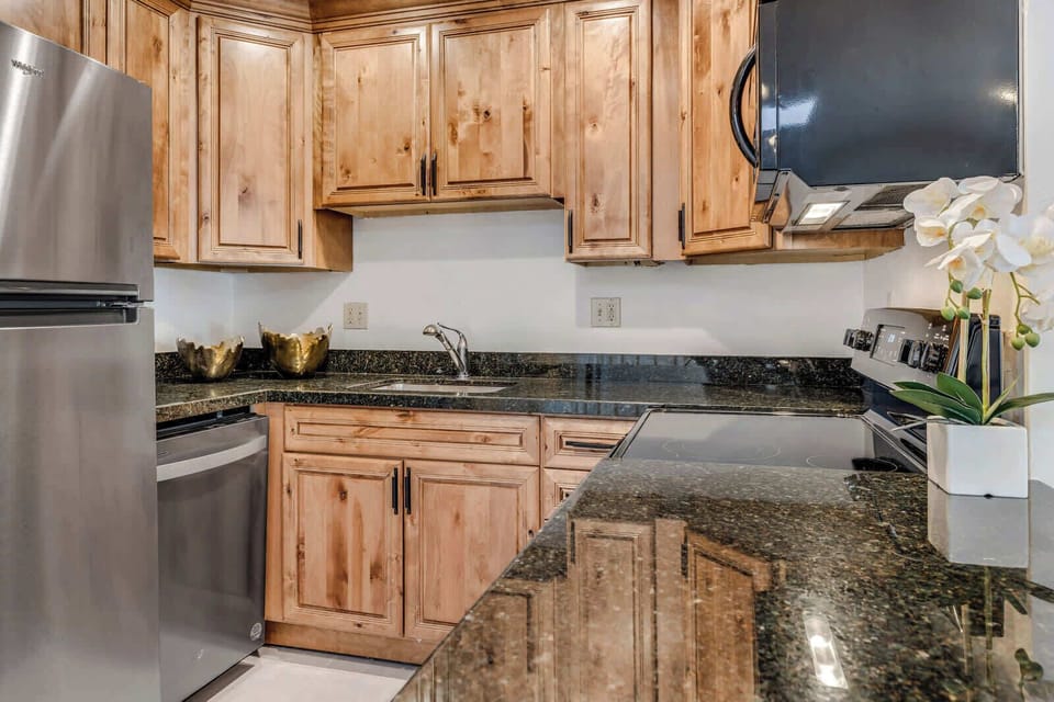 Kitchen with updated appliances