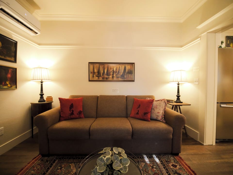 A cozy living area with thoughtful touches and inviting decor.