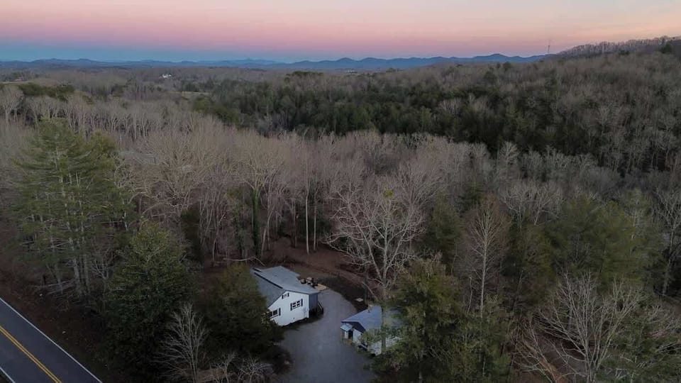 Bird's Eye View | Creekside Haven by Boutiq Luxury Vacation Rentals | Blue Ridge, Georgia