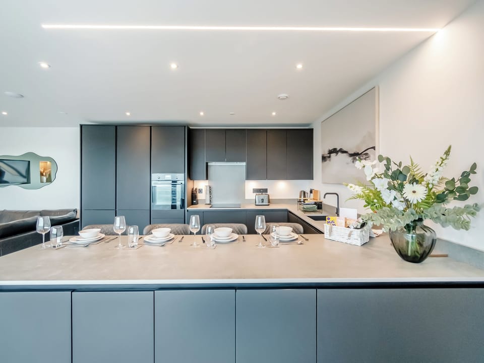 Open plan living space | Hafan Dawel - Cardigan Bay Cottages, Felinwynt, near Cardigan