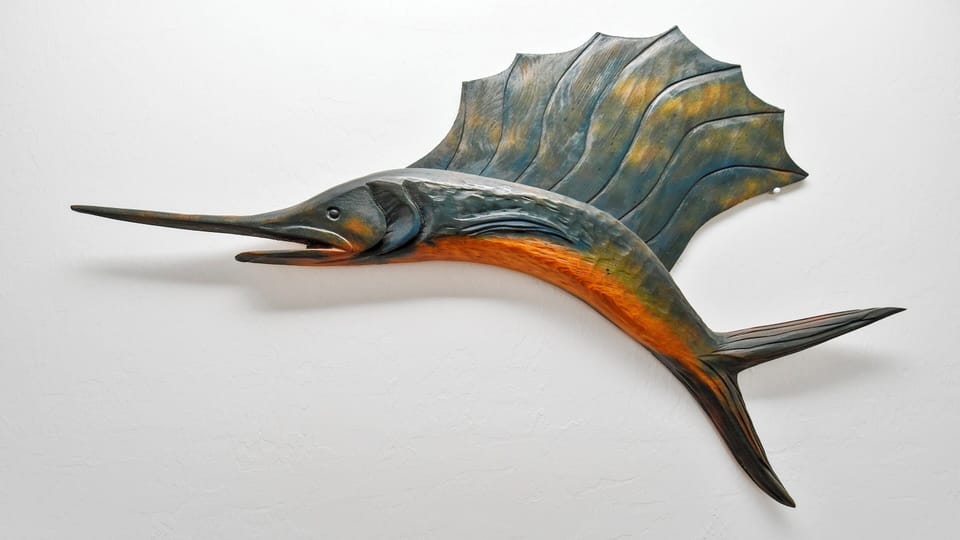 Wall decoration - a swordfish