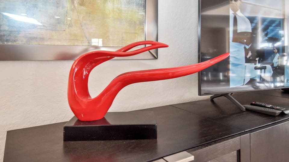 Modern decoration in the living area