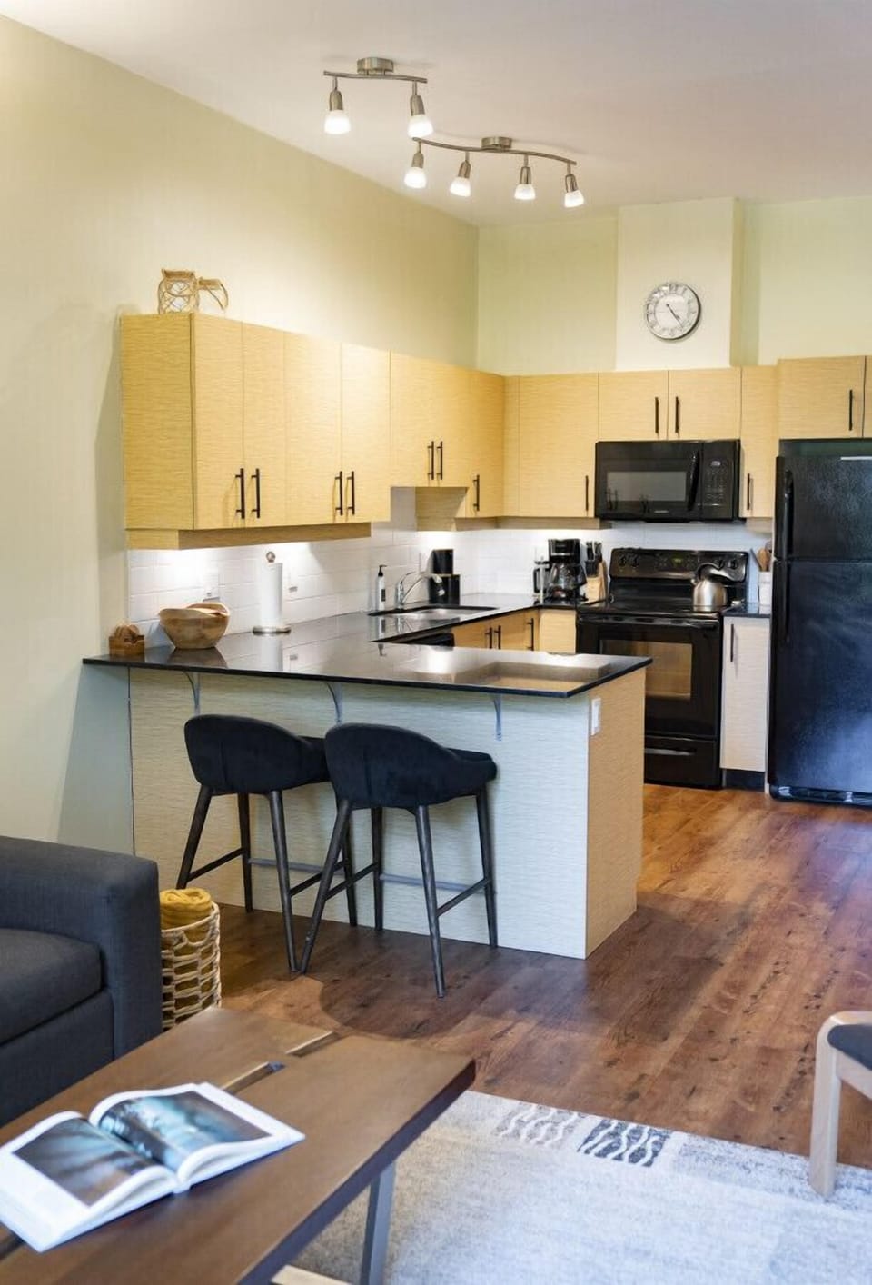 Fully equipped kitchen with local soaps and thoughtful amenities