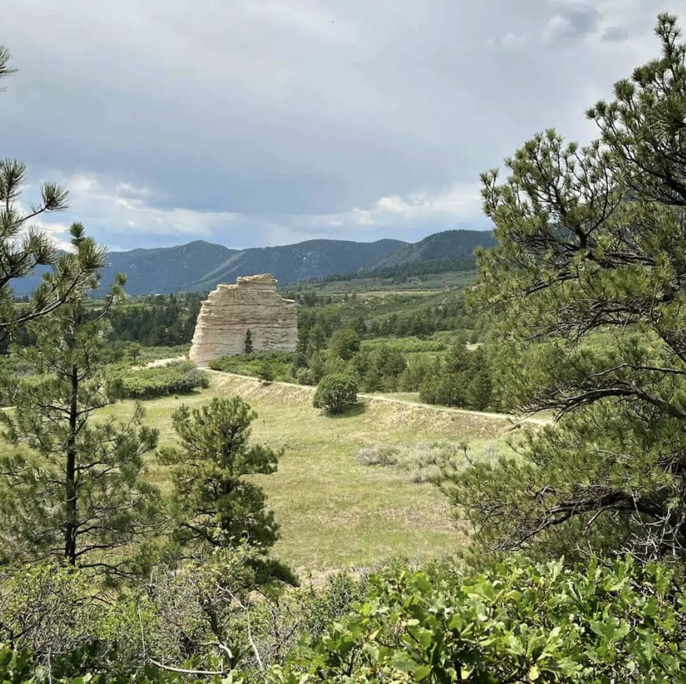 Monument Rock hike just 3 minute drive away