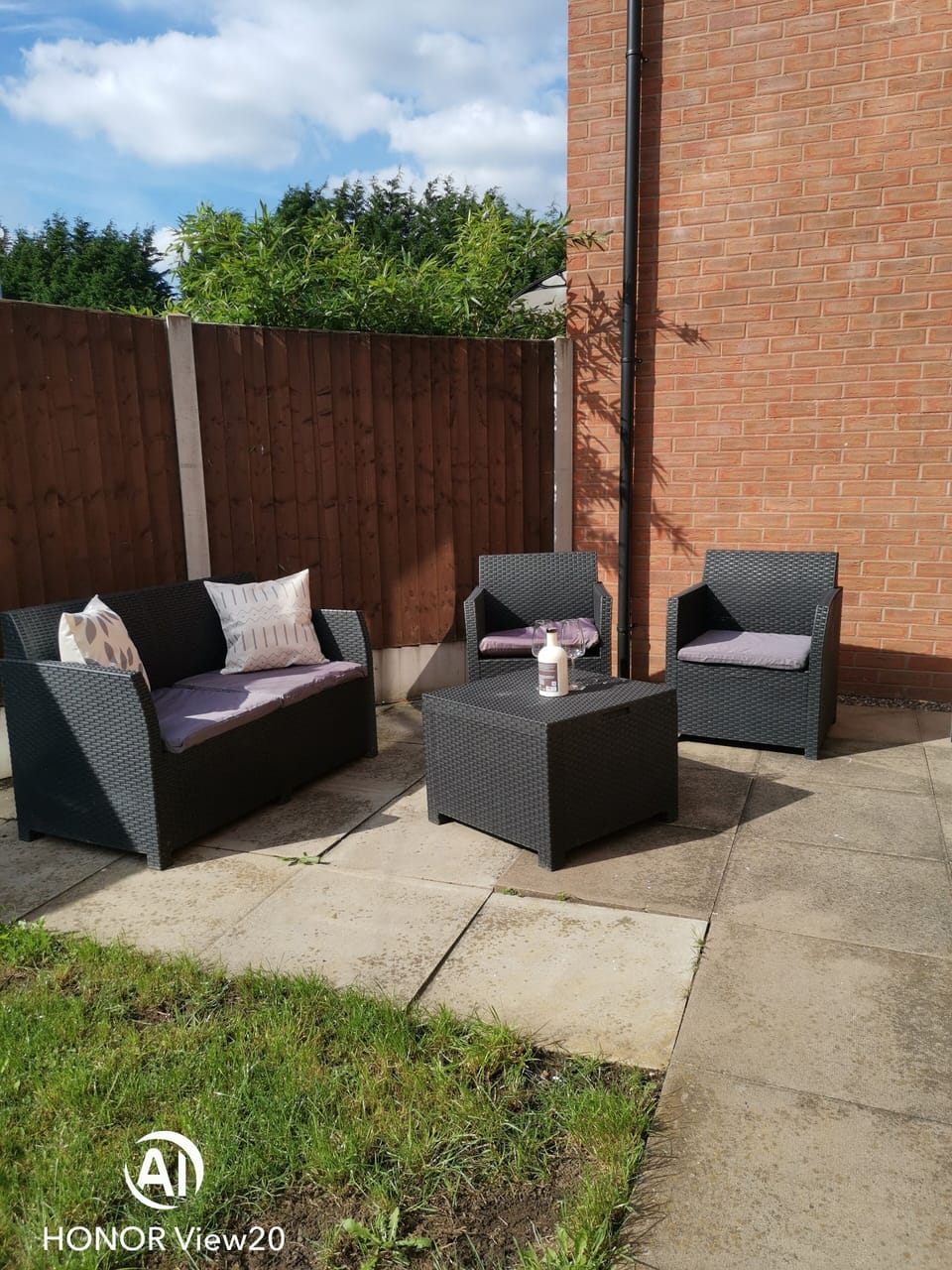 Patio and garden 