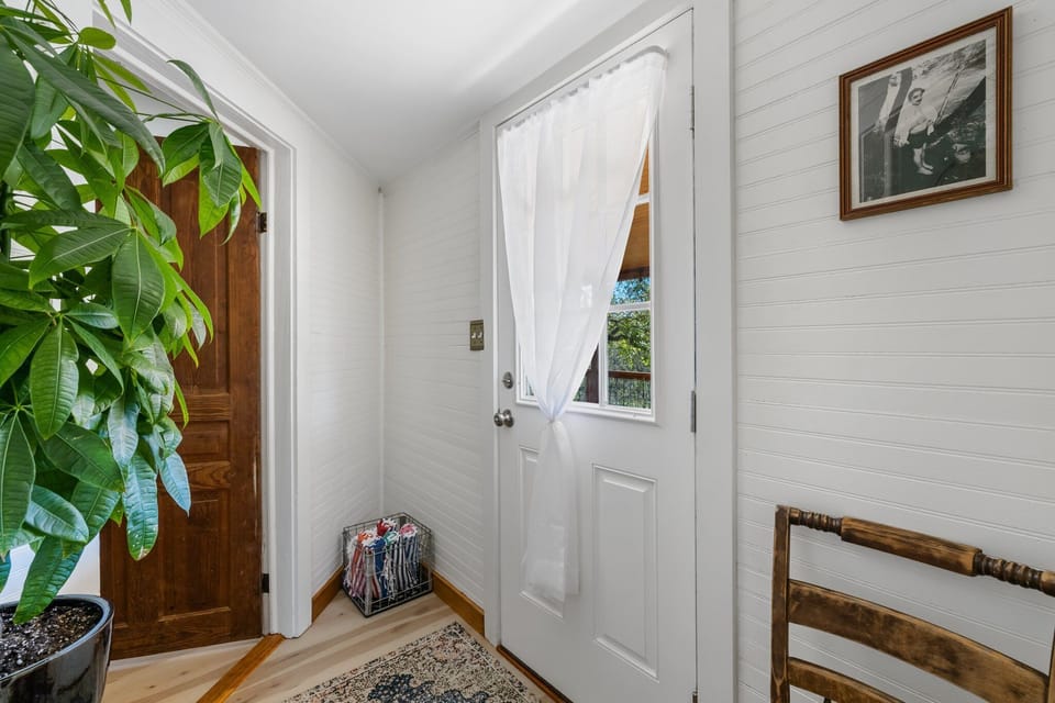 Entrance from porch