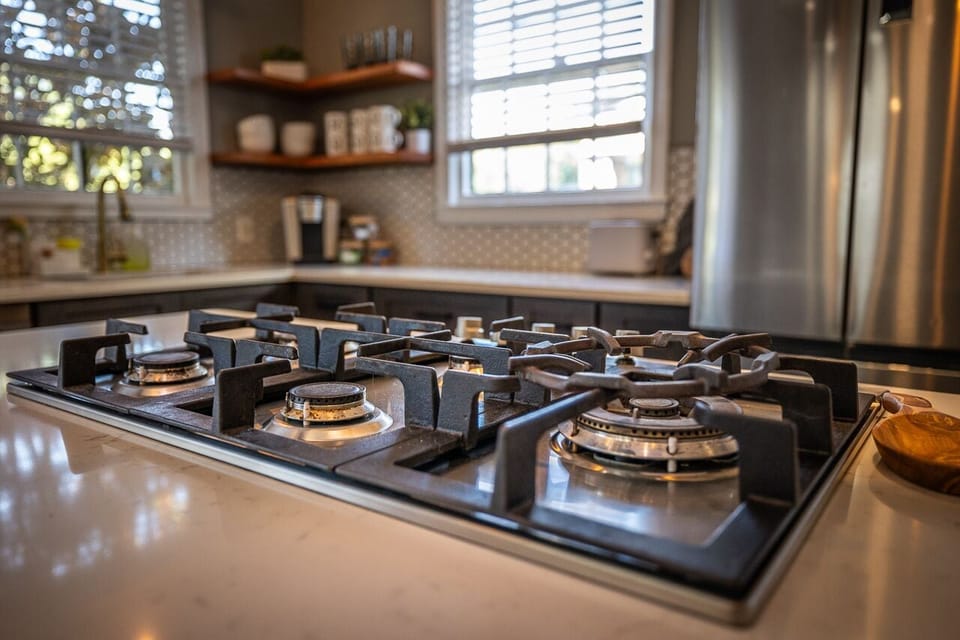 Double stove. 