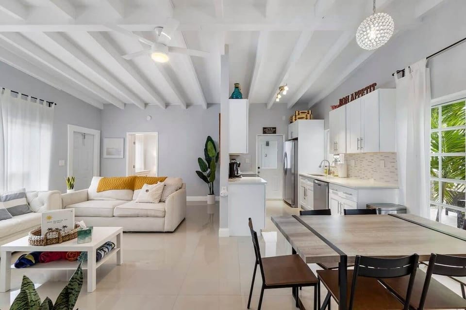 Open Concept Living Room, Dining, Kitchen