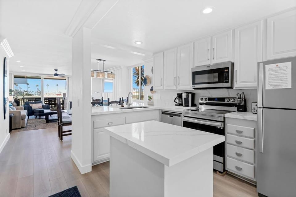 New stainless steel appliances