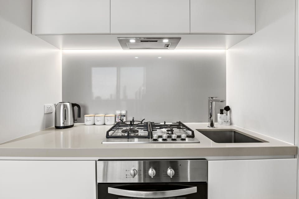 Equipped kitchen ready for the night in!