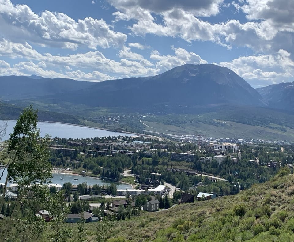 Endless options of mountain biking trails and hiking - with stunning views