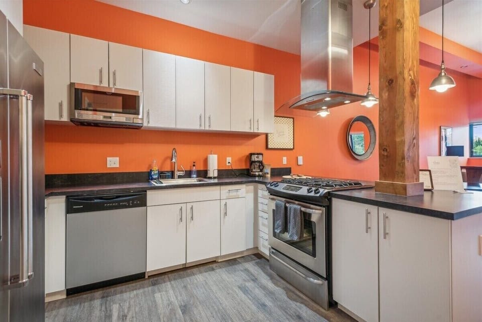 A user-friendly kitchen with modern appliances, smart layout, and everything you need within easy reach for stress-free cooking.