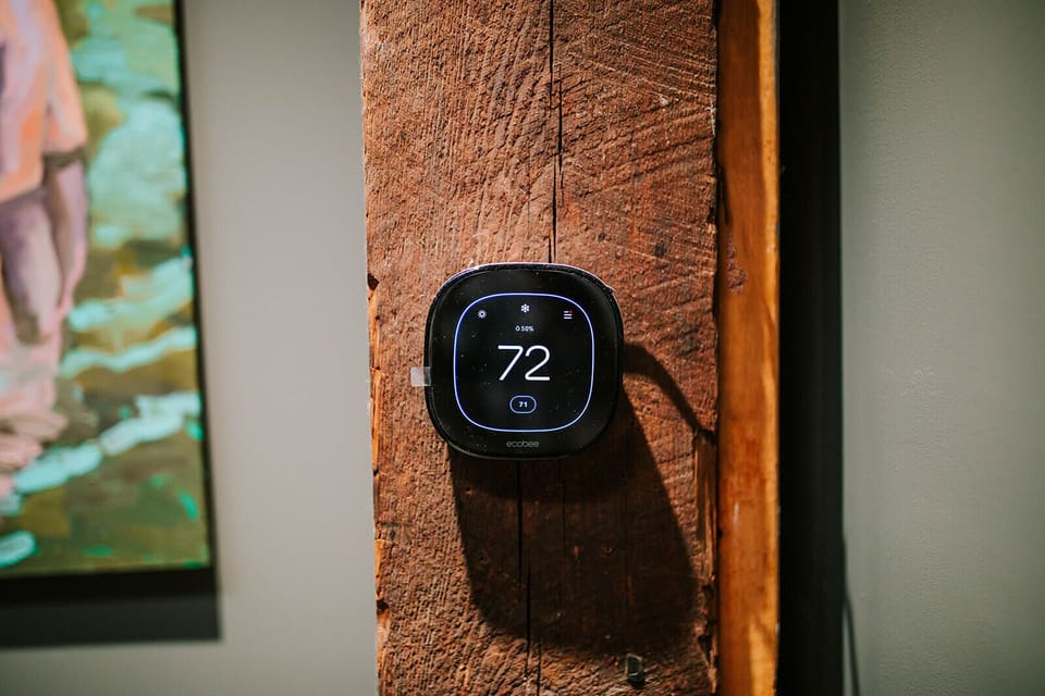 We have a smart thermostat to make sure temperatures stay comfortable during your stay. 
