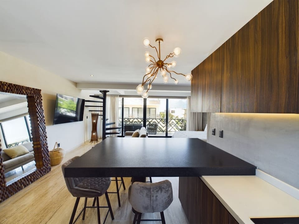 Share meals and memories around the cozy dining table.