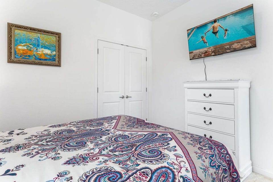 Each bedroom is equipped with its own TV for your convenience.