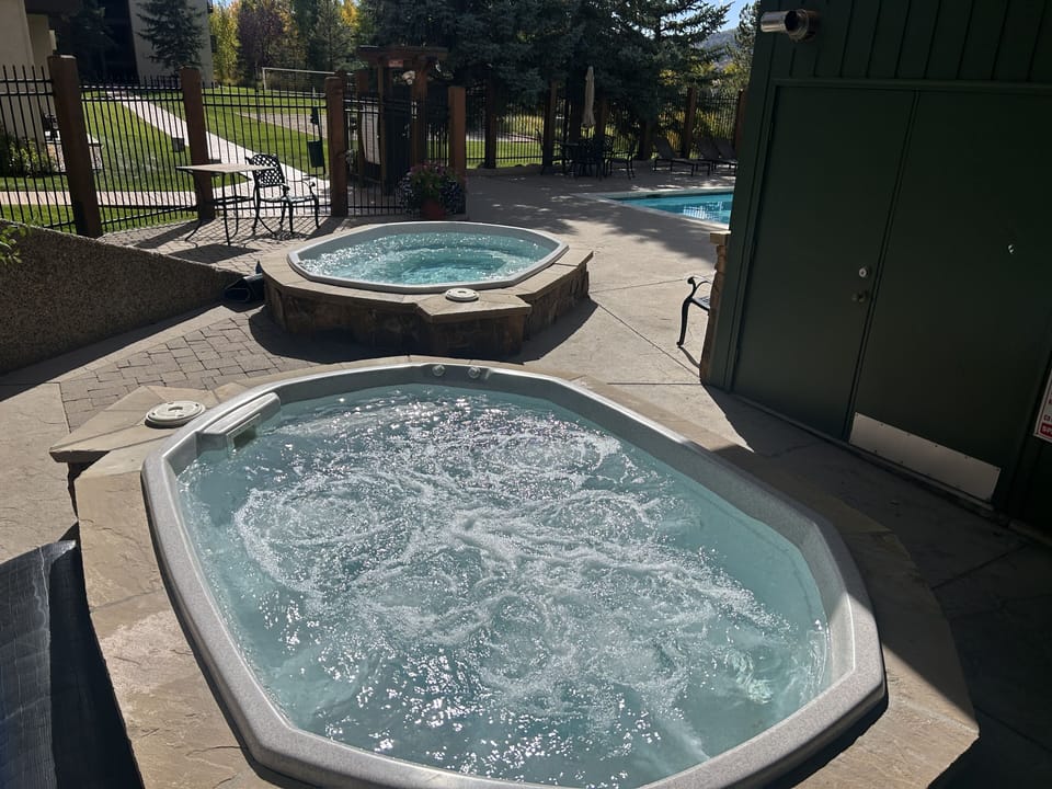 2 year round hot tubs