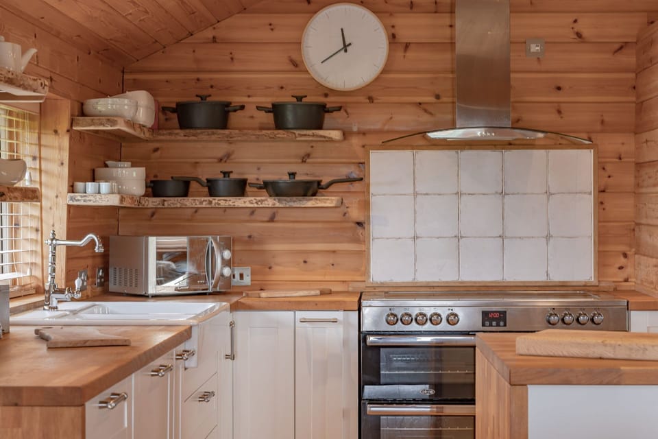 The kitchen at Fell Lodge, Lancashire